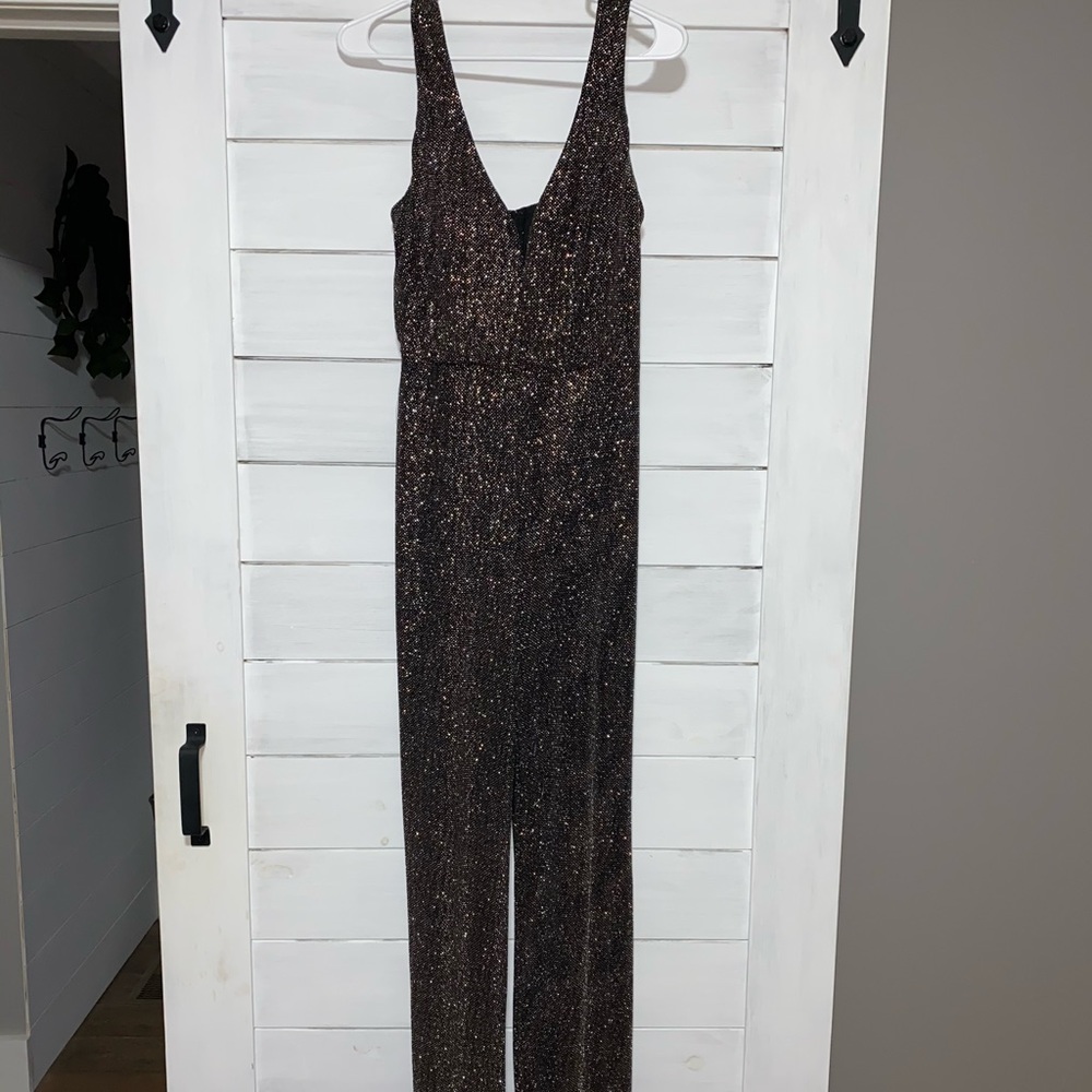 Sparkly jumpsuit!